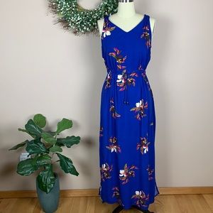 a new day Women’s Blue Floral Maxi Dress Size XS